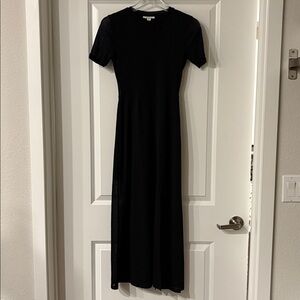 Topshop Black Maxi Dress